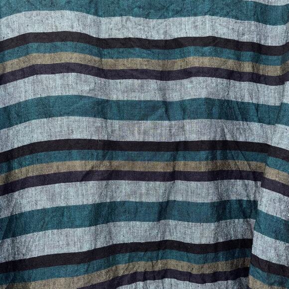 Eileen Fisher Organic Linen Striped Boxy Top – Size XL - Picture 12 of 15